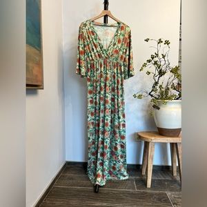 Bohemian Floral Maxi Dress